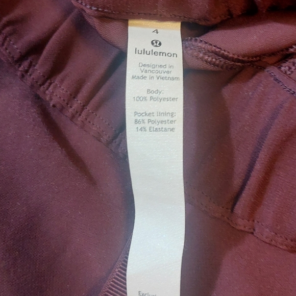NWOT Lululemon On The Fly Pant 27" size 4 - Picture 8 of 8